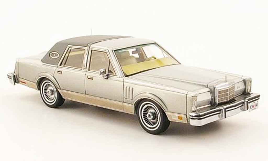 Lincoln Continental 1979 1/43 Neo 1979 MK VI grigio modellino in miniatura