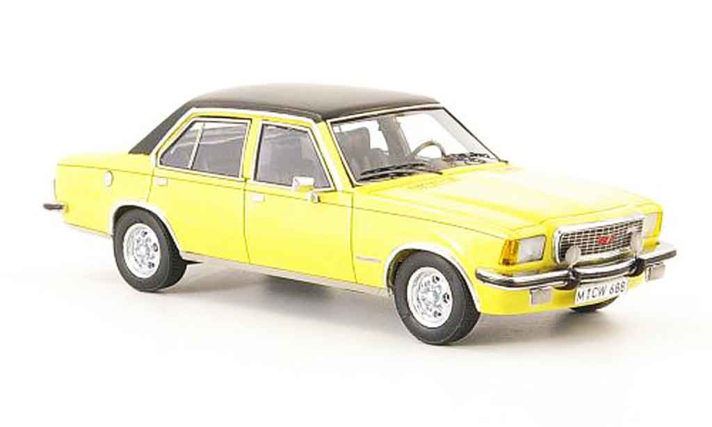Opel Commodore B 1/43 Neo B gs e giallo nero lim. auflage 1973 modellino in miniatura
