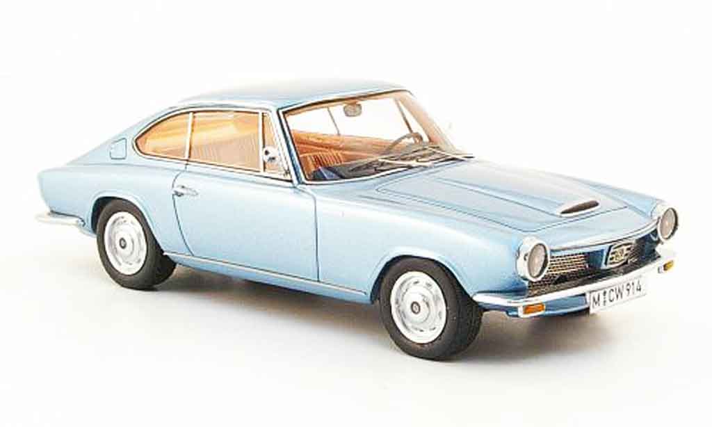 Glas 1700 1/43 Neo GT blu 1965 modellino in miniatura