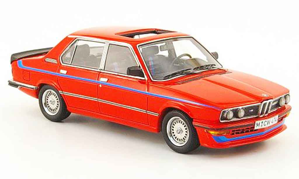 Bmw M5 E12 1/43 Neo E12 535i rosso edition liavecee 300 1980 modellino in miniatura
