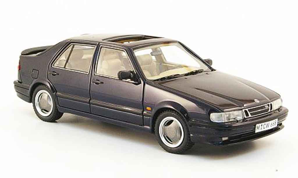 Saab 9000 CS 1/43 Neo CS blu edition liavecee 300 1992 modellino in miniatura