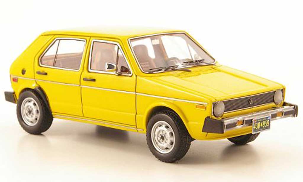 Volkswagen Golf I 1/43 Neo I Rabbit (US I) giallo 5-portes lim. Aufl. 300 1975 modellino in miniatura