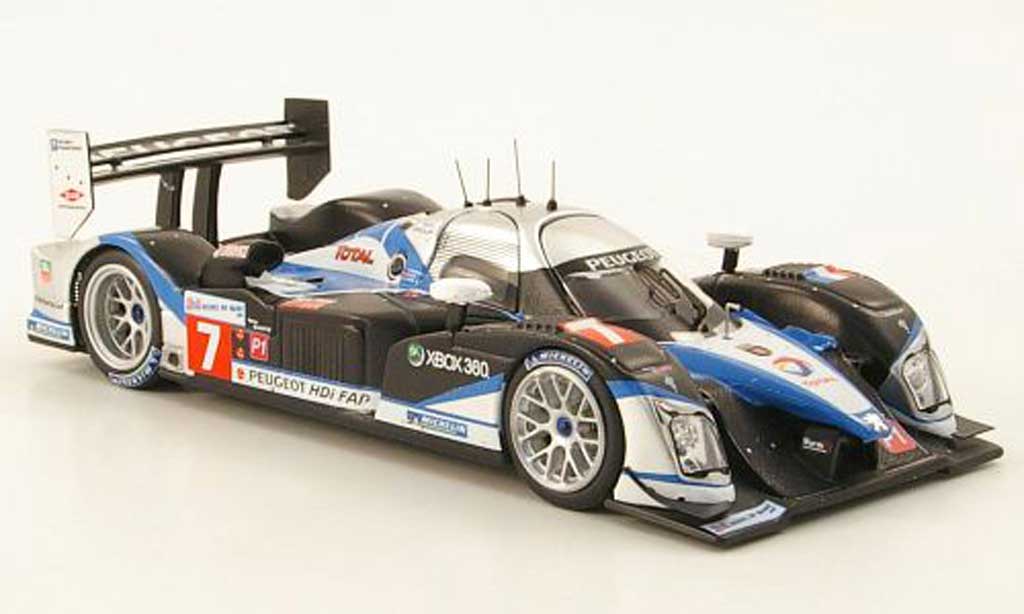 Peugeot 908 2009 1/43 IXO 2009 HDI FAP No.7 Total 24h Le Mans modellino in miniatura