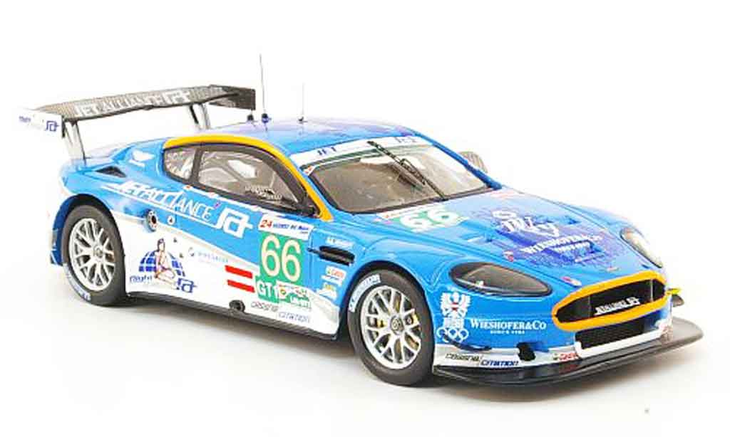 Aston Martin DBR9 1/43 IXO no.66 jetalliance 24h le mans 2009 modellino in miniatura