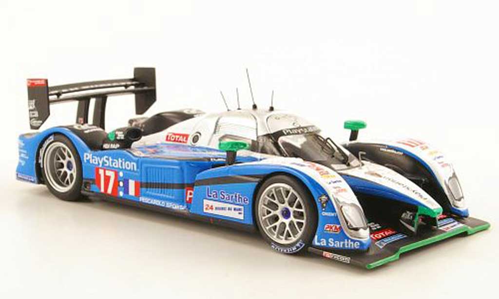 Peugeot 908 2009 1/43 IXO 2009 HDi FAP No.17 PlayStation 24h Le Mans modellino in miniatura