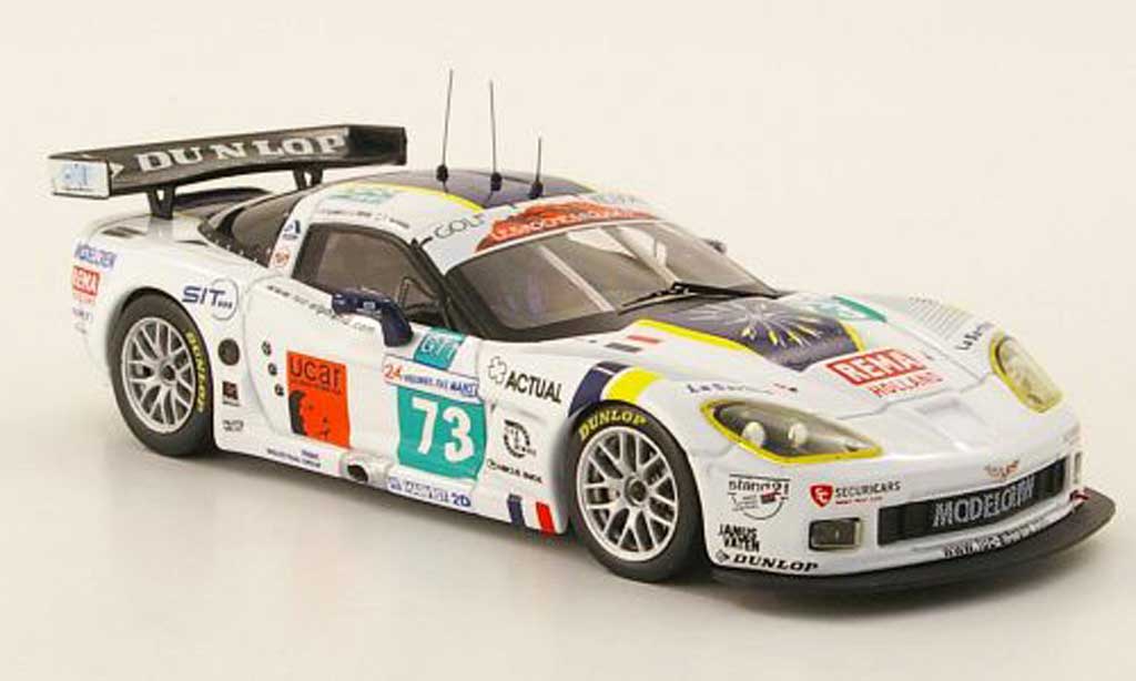 Chevrolet Corvette C6 1/43 IXO C6 R No.73 24h Le Mans 2009 modellino in miniatura
