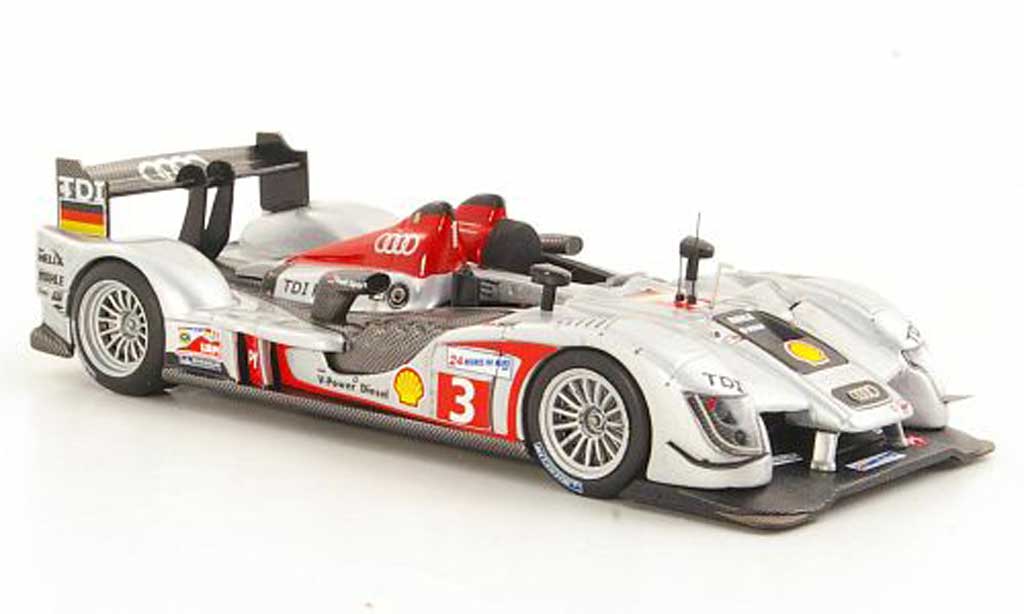 Audi R15 2009 1/43 IXO 2009 TDI No.3 T.Bernhard / R.Dumas / A.Premat 24h Le Mans modellino in miniatura