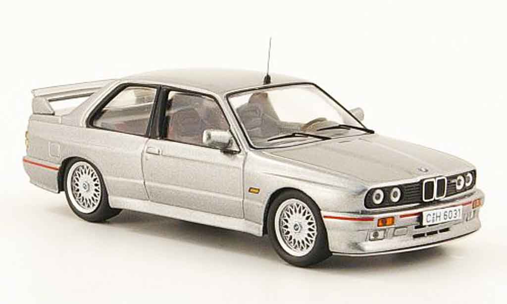 Bmw M3 E30 1/43 IXO E30 Sport Evolution grigio metallisee grigio 1990 modellino in miniatura