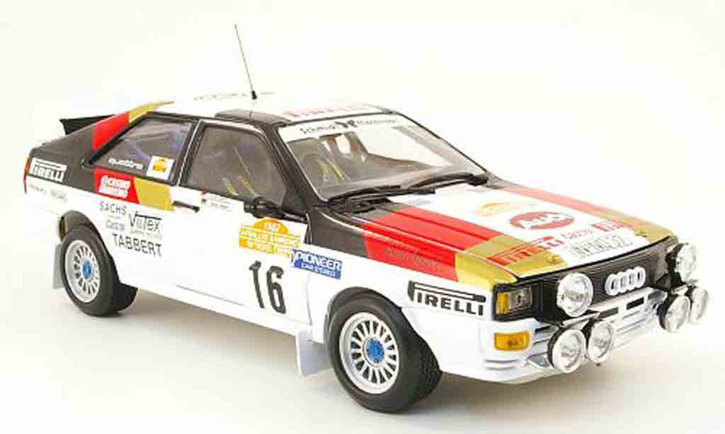 Audi Quattro Rallye 1/18 Sun Star Rallye no.16 pirelli san remo 1982 modellino in miniatura