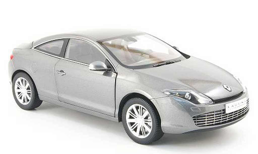 Renault Laguna 1/18 Norev coupe grigio 2008 modellino in miniatura