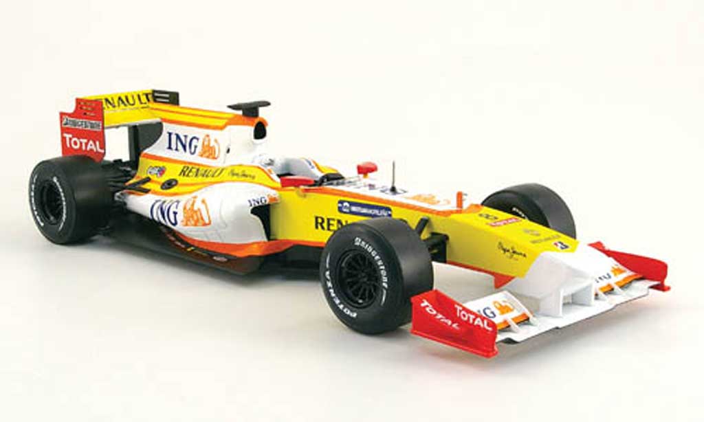 Renault F1 1/18 Norev r 29 no.8 ing formel 1 2009 modellino in miniatura