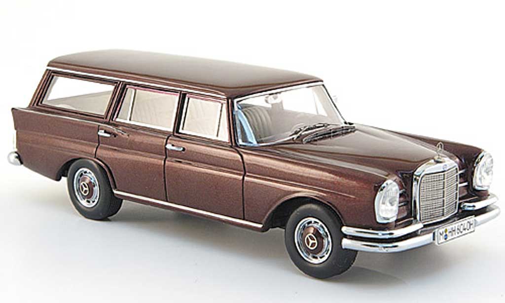Mercedes 230 S 1/43 Spark S S Universal (W111) rosso 1966 modellino in miniatura
