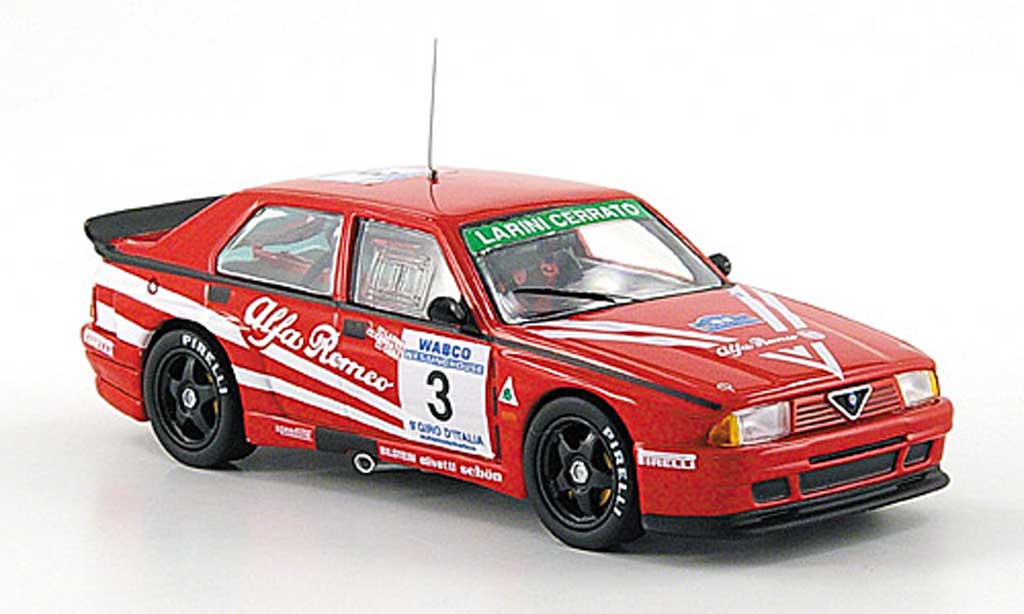 Alfa Romeo 75 Evoluzione 1/43 M4 Evoluzione Turbo No.3 Giro de Italia 1988 Francia/Cerrato/Cerri modellino in miniatura