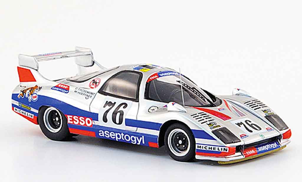 Peugeot WM 1978 1/43 Bizarre 1978 no.76 esso aseptogyl 24h le mans P76 modellino in miniatura