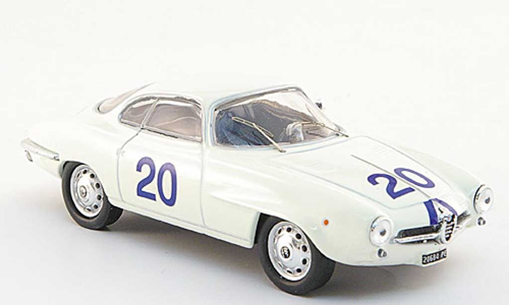 Alfa Romeo Giulietta 1/43 M4 SS No.20 Bosco/Bevilacqua Targa Flori 1961 modellino in miniatura