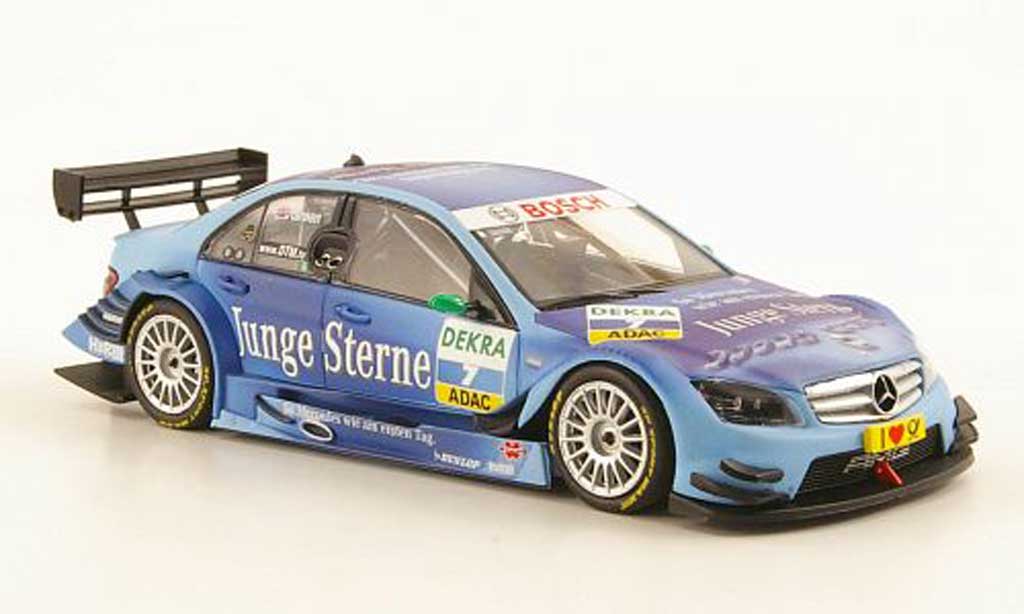 Mercedes Classe C DTM 1/43 Minichamps DTM (2008) No.7 Junge Sterne J.Green Saison 2009 modellino in miniatura