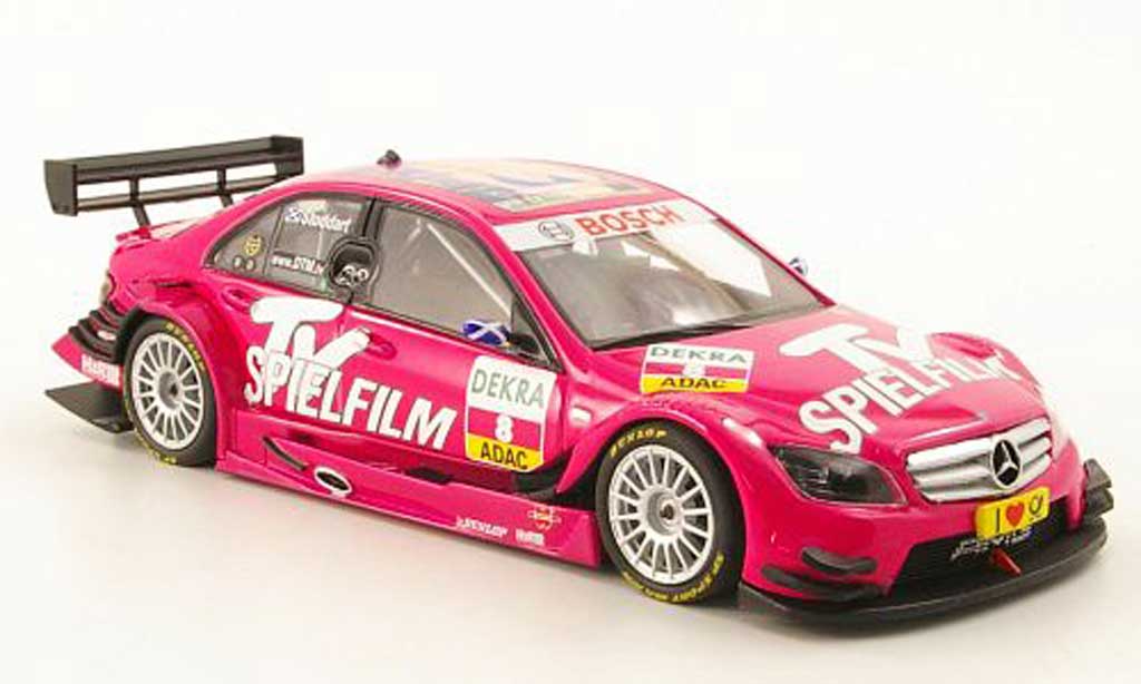 Mercedes Classe C DTM 1/43 Minichamps DTM (2008) No.8 TV Spielfilm Saison 2009 modellino in miniatura