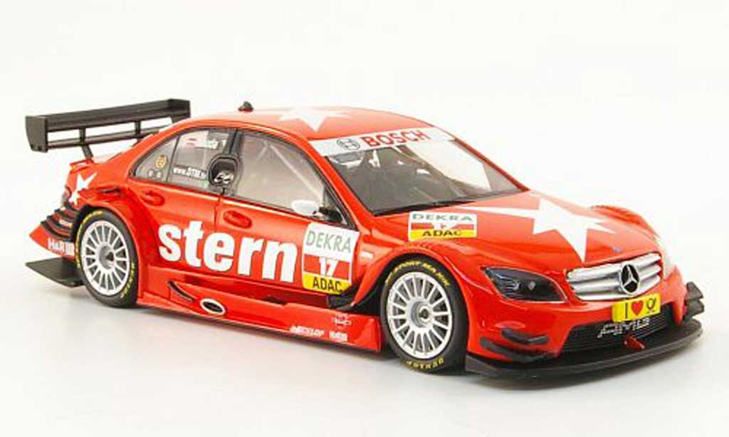 Mercedes Classe C DTM 1/43 Minichamps DTM 08 No.17 Team Stern Saison 2009 modellino in miniatura