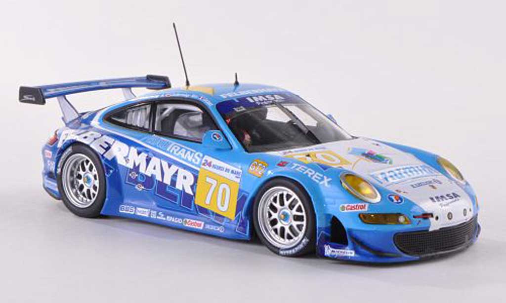 Porsche 997 GT3 RSR 1/43 Minichamps GT3 RSR 2009 No.70 Felbermayr 24h Le Mans Felbermayr/Felbermayr/Lecourt modellino in miniatura
