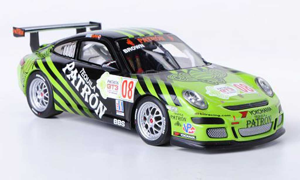 Porsche 997 GT3 CUP 1/43 Minichamps GT3 Cup 2009 No.8 E.Brown IMSA GT3 Cup Challenge modellino in miniatura