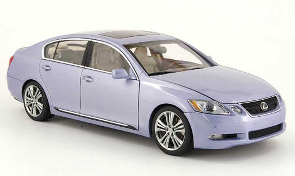 Lexus GS 450 1/18 Autoart 450 h grigio blu modellino in miniatura