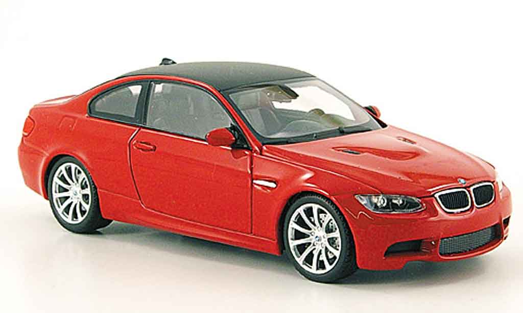 Bmw M3 E92 1/43 Minichamps E92 rosso 2007 modellino in miniatura