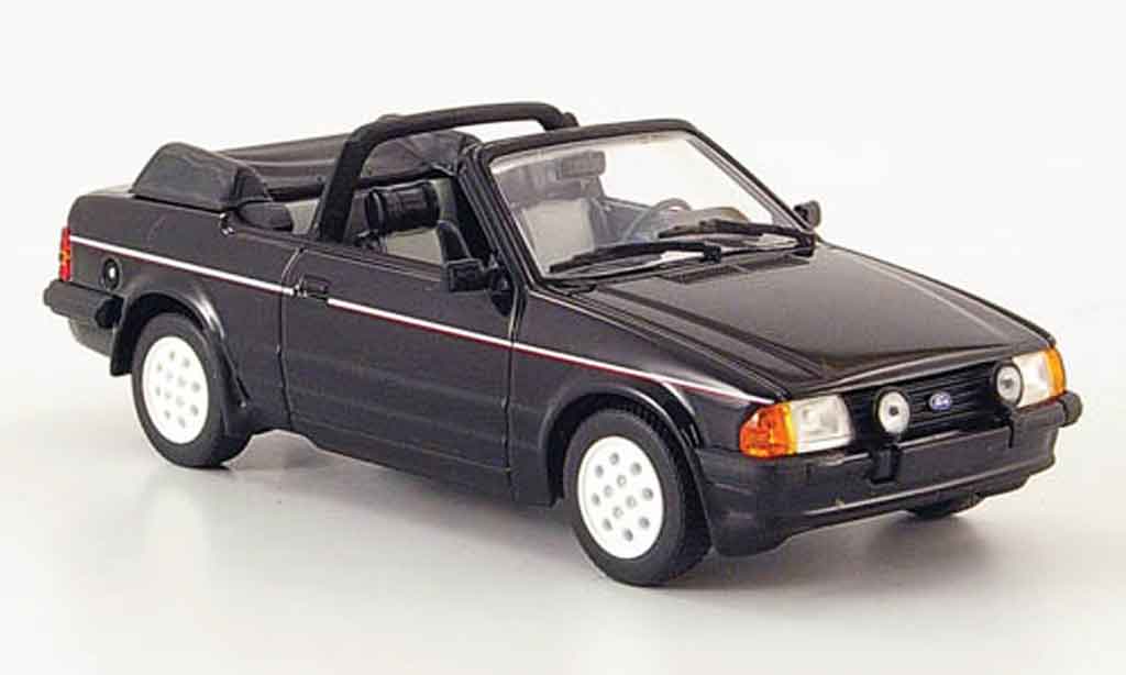 Ford Escort XR3 1/43 Minichamps XR3 Cabriolet nero 1983 MK3 modellino in miniatura