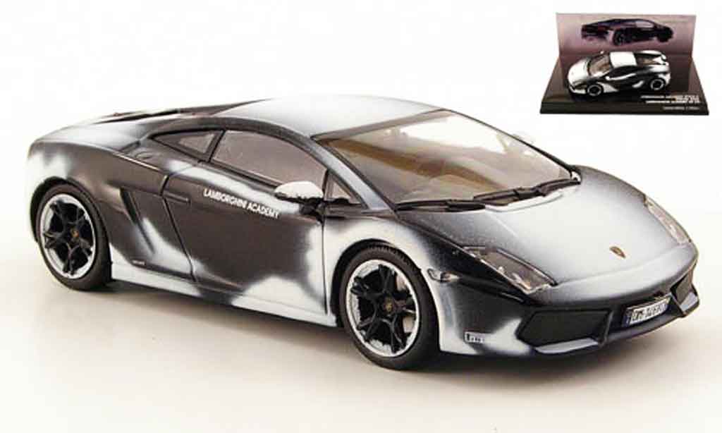 Lamborghini Gallardo LP560-4 LP560-4 1/43 Minichamps nero avec schneespuren 2008 modellino in miniatura