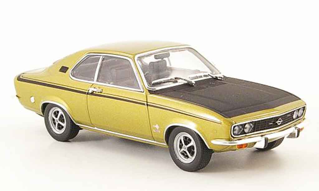 Opel Manta A 1/43 Minichamps A sr or nero 1972 modellino in miniatura