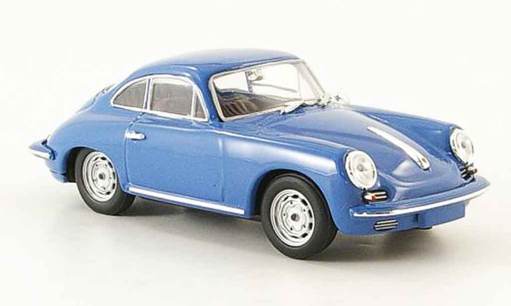 Porsche 356 1963 1/43 Minichamps 1963 C Carrera 2 blu modellino in miniatura
