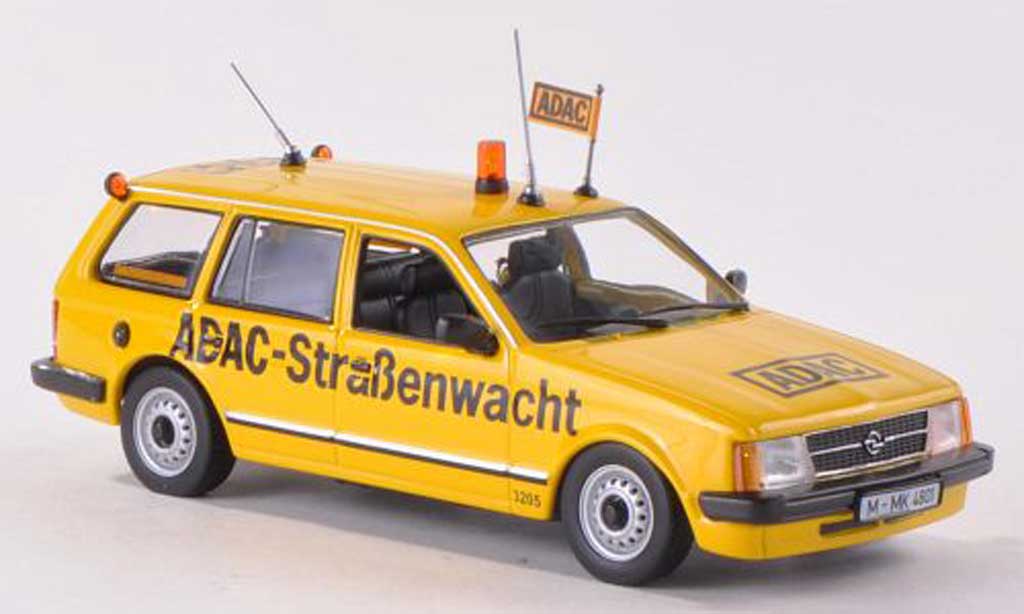Opel Kadett D 1/43 Minichamps D Caravan ADAC-Strassenwacht 1979 modellino in miniatura