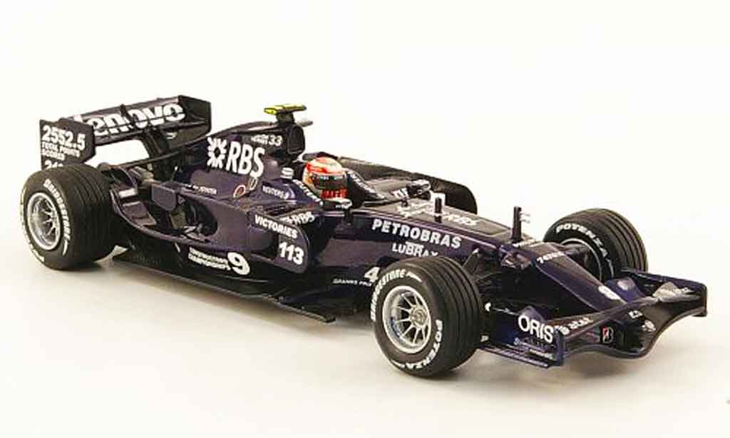 Toyota F1 1/43 Minichamps williams fw 30 no.8 test jerez 2008 modellino in miniatura