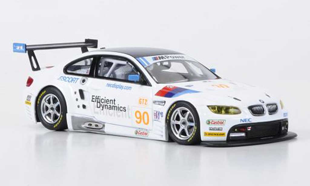 Bmw M3 E92 1/43 Minichamps E92 GT2 No.90 Rahal Letterman Racing ALMS 2009 modellino in miniatura
