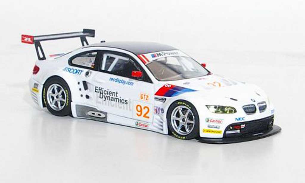 Bmw M3 E92 1/43 Minichamps E92 GT2 No.92 Rahal Letterman Racing ALMS 2009 modellino in miniatura