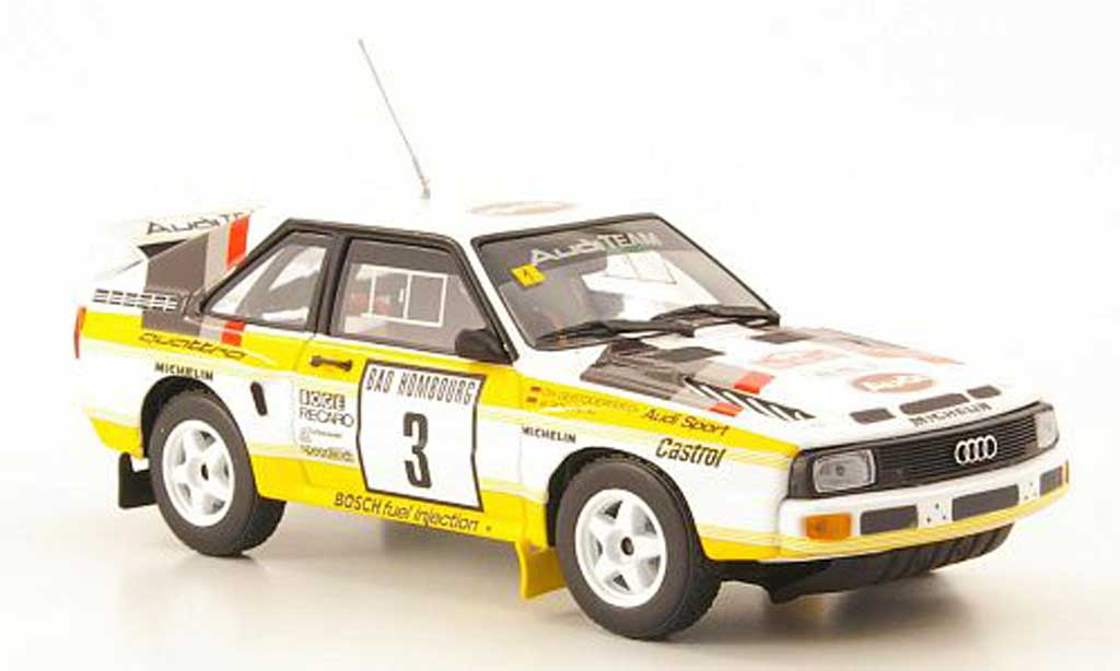 Audi Sport Quattro 1/43 Minichamps No.3 Rally Monte Carlo 1985 modellino in miniatura