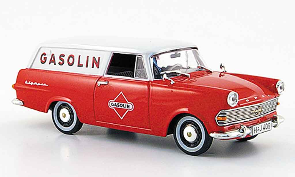 Opel Rekord 1/43 Starline p 2 caravan rosso bianco gasolin 1960 modellino in miniatura