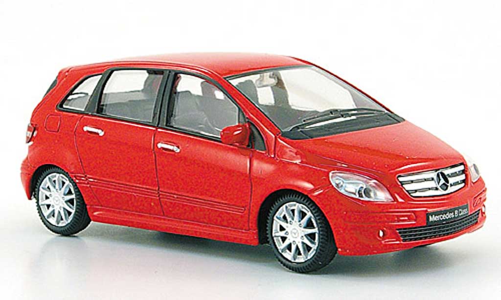 Mercedes Classe B 1/43 Mondo Motors rosso modellino in miniatura
