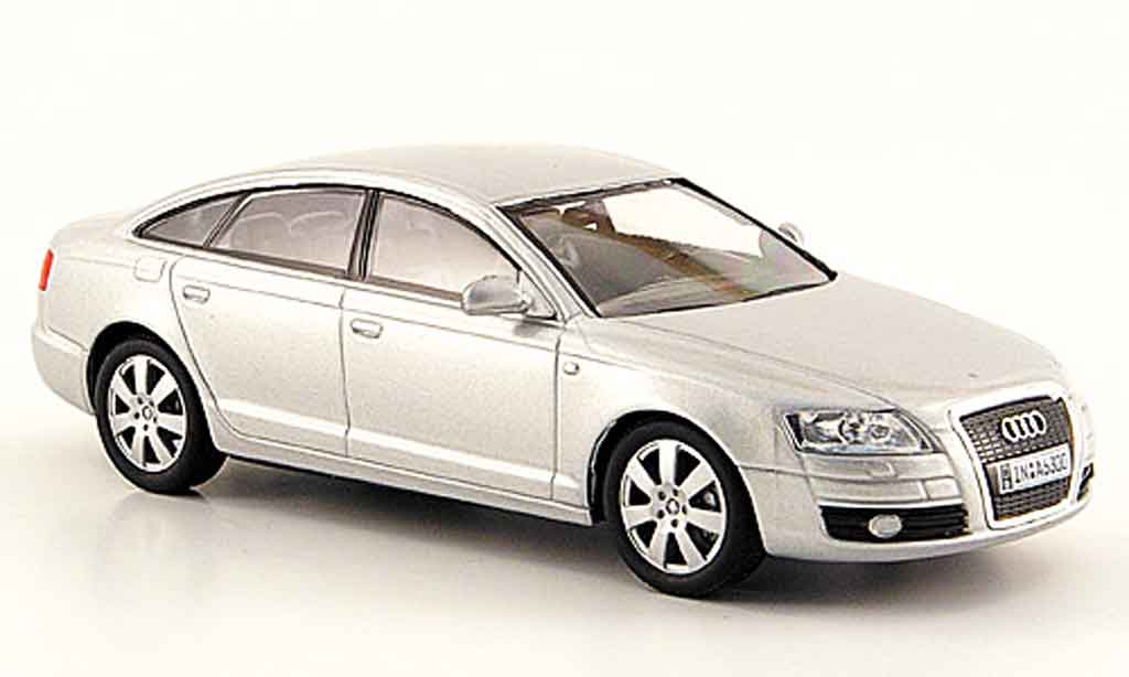 Audi A6 1/43 Solido grigio metallisee 2006 modellino in miniatura