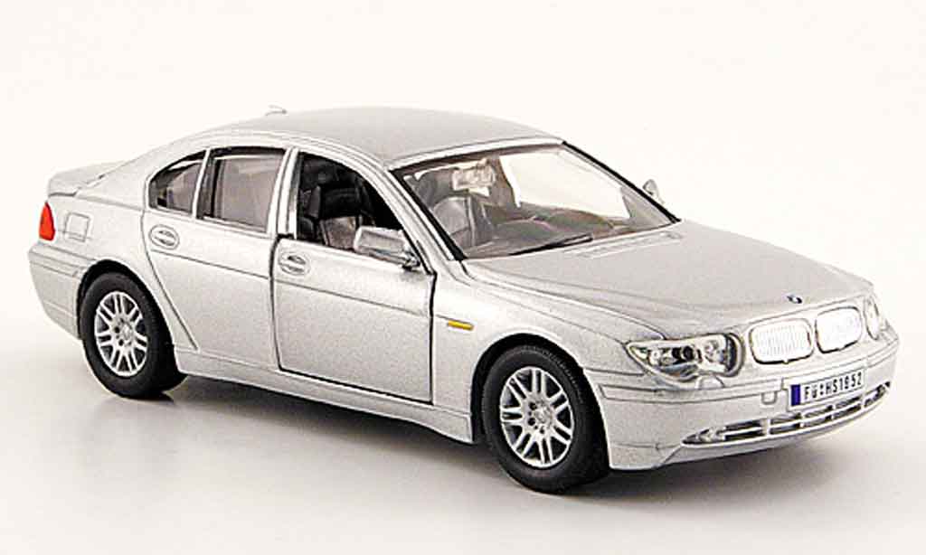 Bmw 750 E65 1/43 Solido E65 i grigio metallisee 2005 modellino in miniatura