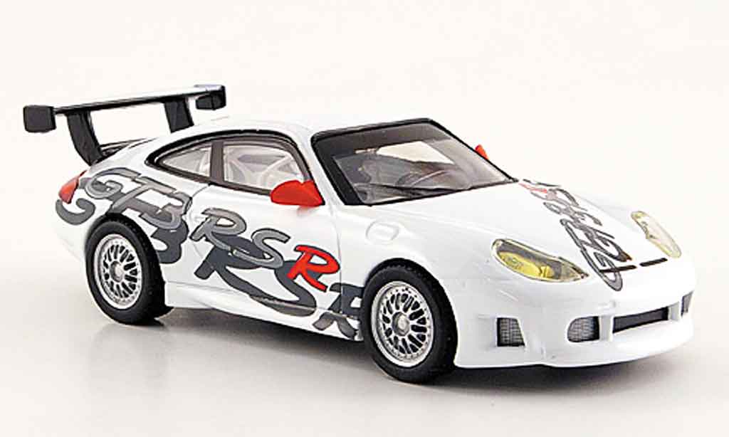 Porsche 996 GT3 RSR 1/43 Solido GT3 RSR bianco 2000 modellino in miniatura