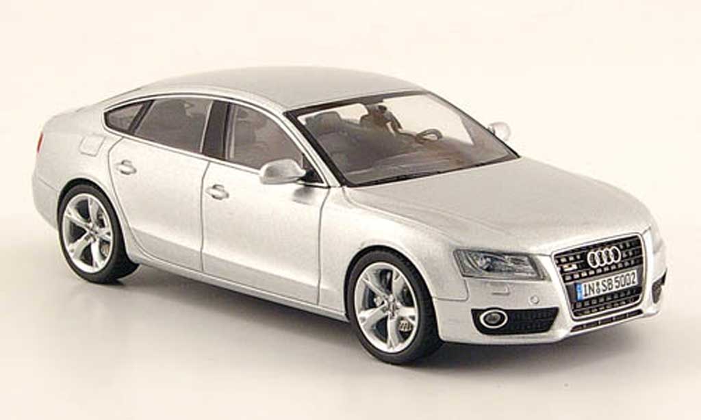 Audi A5 1/43 Schuco Sportback grigio 2009 modellino in miniatura