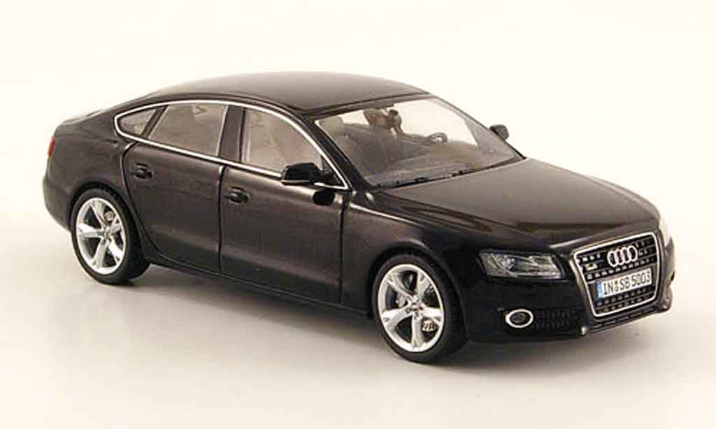 Audi A5 1/43 Schuco Sportback nero 2009 modellino in miniatura