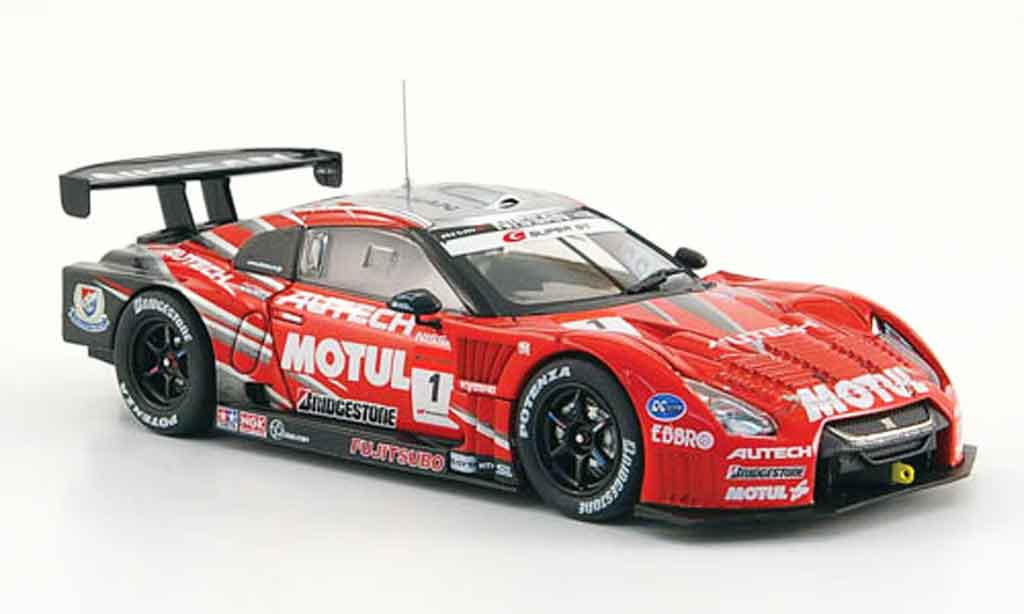 Nissan Skyline R35 1/43 Ebbro JGTC R35 GT R No.1 Motul Autech Super GT 500 2009 modellino in miniatura