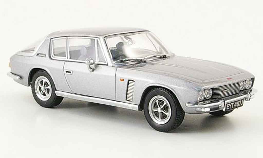 Jensen MK2 1/43 Oxford Interceptor grigio metallisee modellino in miniatura