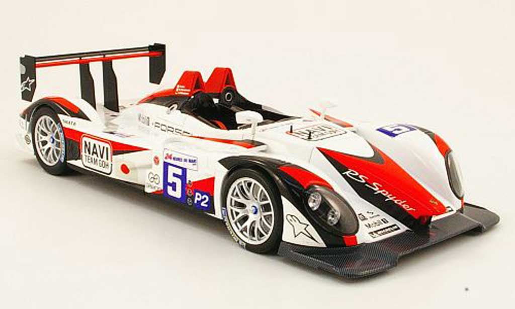 Porsche RS Spyder 1/18 Norev Spyder no.5 navi team goh 24h le mans 2009 modellino in miniatura