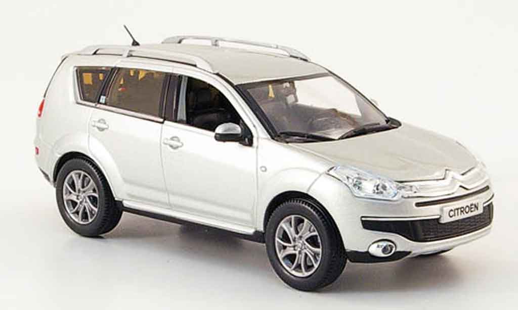 Citroen C Crosser 1/43 Norev rosser grigio metallisee 2007 modellino in miniatura
