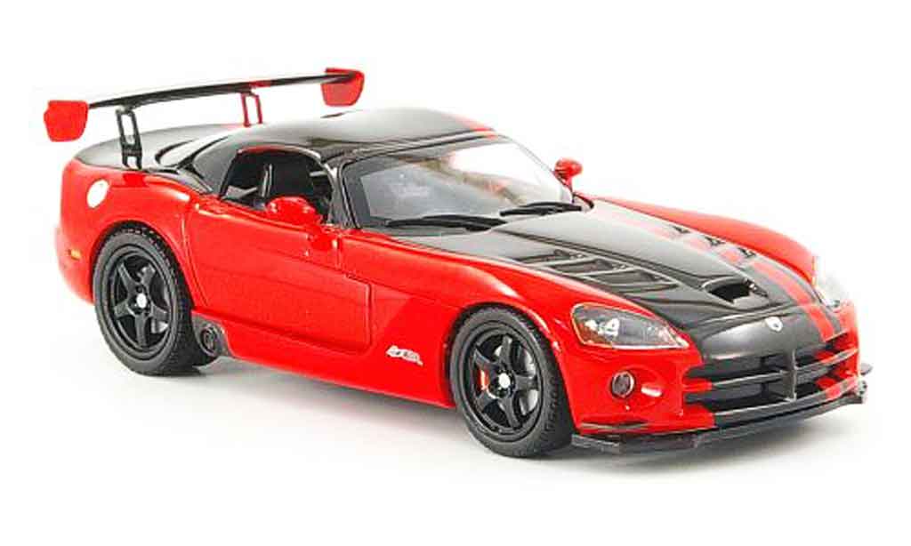 Dodge Viper SRT 10 1/43 Norev SRT 10 SRT10 ACR rosso nero 2008 modellino in miniatura