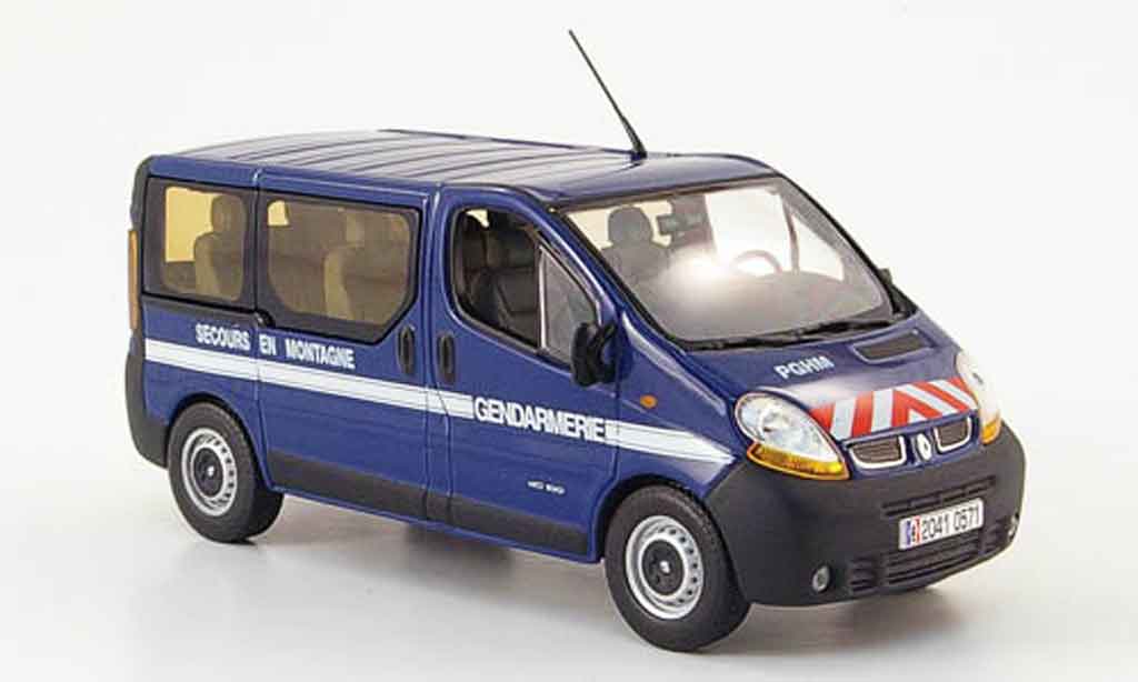 Renault Trafic 1/43 Norev gendarmerie secours en montagne 2004 modellino in miniatura