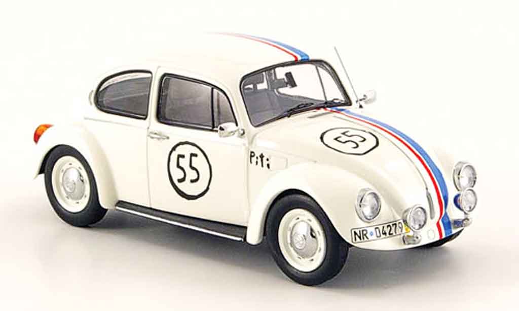 Volkswagen Coccinelle 1/43 Schuco 1600 no.55 die ludolfs modellino in miniatura