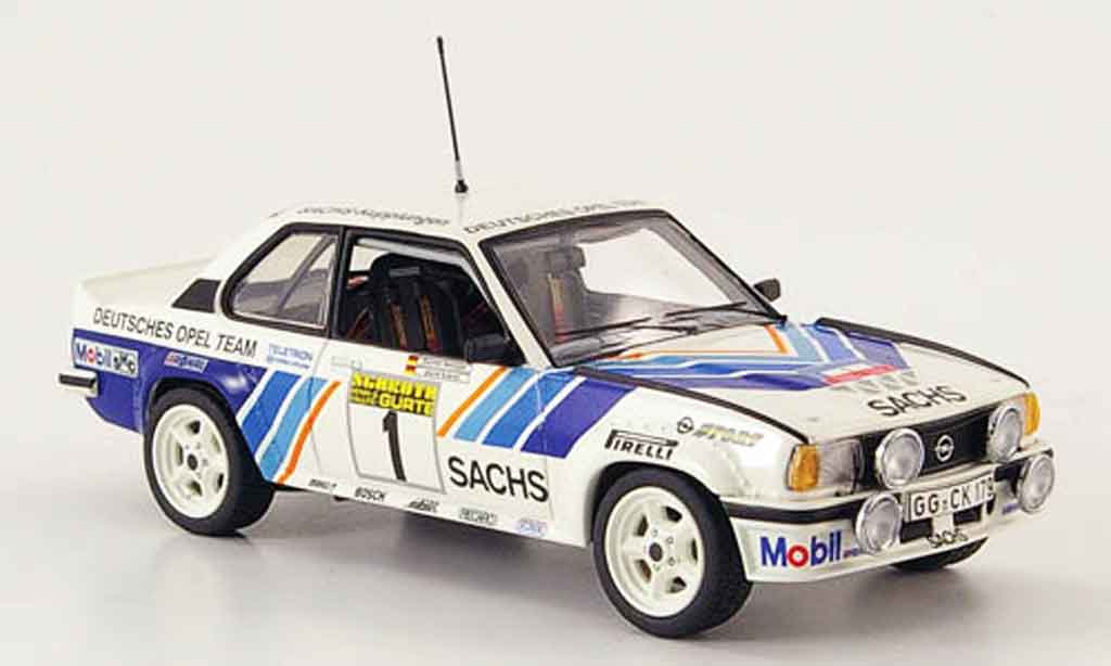 Opel Ascona B 1/43 Schuco B 400 no.1 sachs winter rallye 1981 modellino in miniatura
